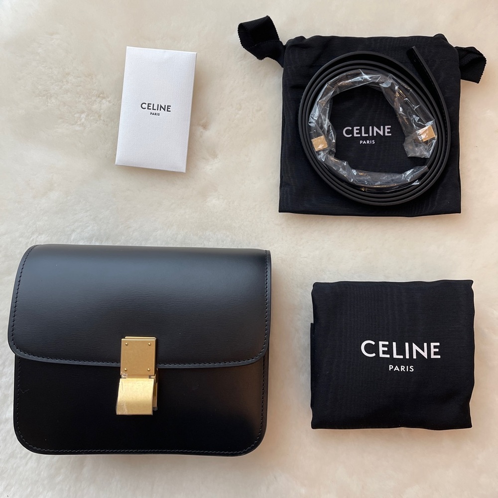 Celine box teen black